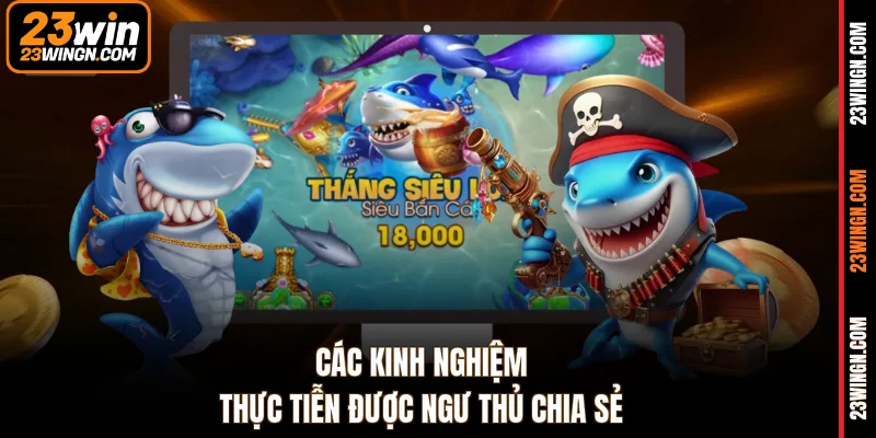 Các kinh nghiệm thực tiễn được ngư thủ chia sẻ
