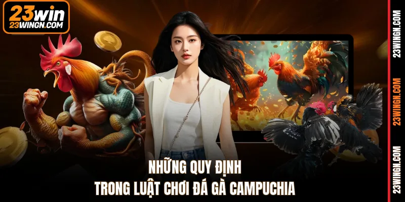 Những quy định trong luật chơi đá gà Campuchia